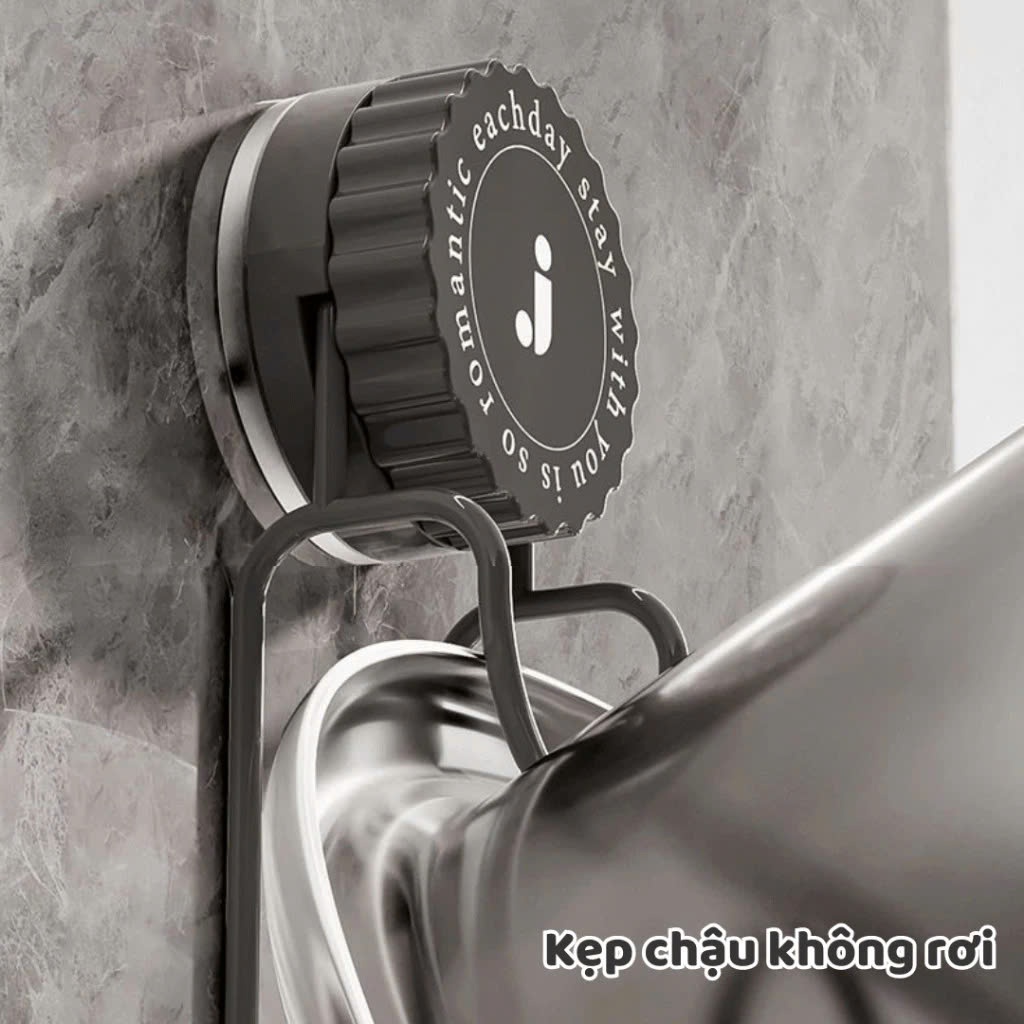Móc Treo Thau Chậu Hút Chân Không Chịu Lực Tái Sử Dụng