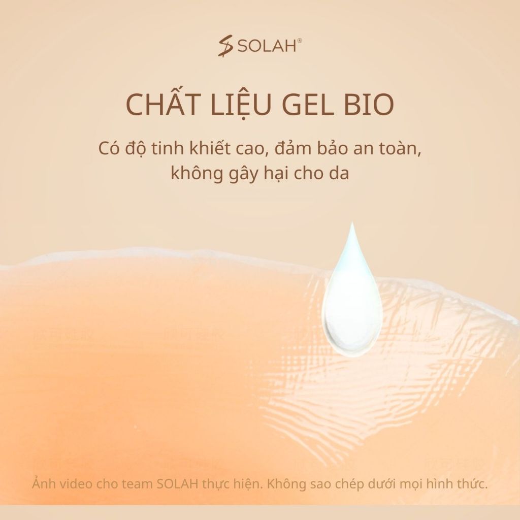 Miếng Dán Nâng Ngực Silicone 2 Dây Quai Có Độn SOLAH Mặc Áo Váy Hở Lưng Xẻ Vai Đi Biển Tiệc Hè BR08