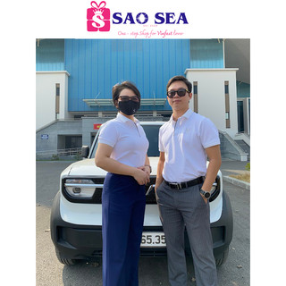 Áo polo vinfast trắng cao cấp, cho CBNV và cộng đồng Vinfast  , logo phản quang, chất liệu thoáng mát boundless together