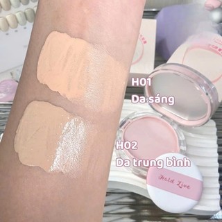 Cushion Hold Live Kèm Lõi Thay Thế Kiềm Dầu Mỏng Nhẹ Che Khuyết Điểm HL729