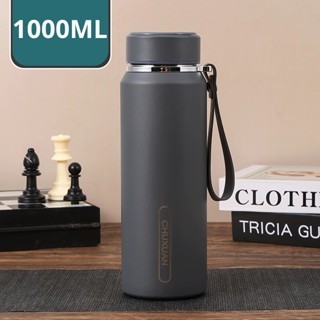 Bình giữ nhiệt inox 304 dung tích 1000ml, bình nước giữ nhiệt nóng 12h, lạnh 20h có khay lọc trà inox và dây xách
