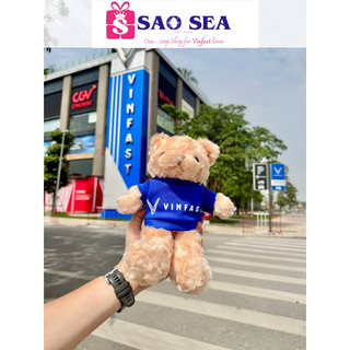 Gấu bông Vinfast xinh xắn, lông xoắn siêu mềm mịn và đáng yêu, size 30cm
