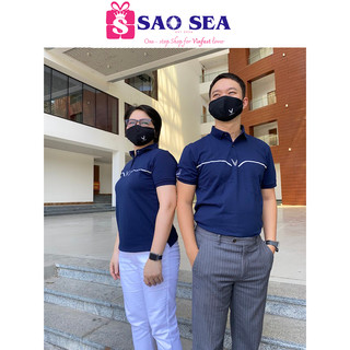 Áo polo Vinfast, Mẫu chuẩn dành cho CBNV Nam Nữ Vinfast, logo phản quang, cỡ S,M,L,XL sẵn hàng. Vinfast polo uniform
