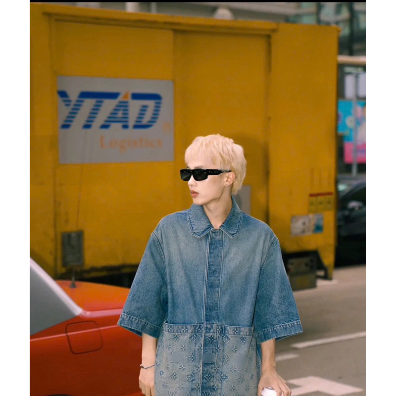 ⚡️[Hight Quality] Áo Sơ Mi Denim 1-\/ Cộc Tay Carpente1 Short Sleeve - Điểm Nhấn Logo Nổi Phối Túi Cao Cấp Street Wear