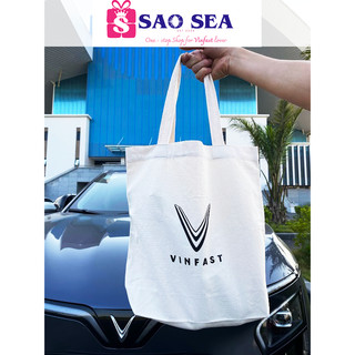 Túi tote chữ nhật Vinfast, túi vải, in logo Vinfast, size 33x38cm, đựng laptop 14-17 inch - Túi canvas Vinfast