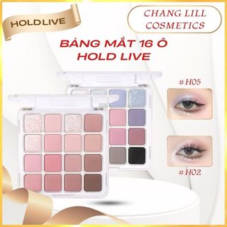 Bảng Phấn Mắt 16 Ô Hold Live Trang Điểm Mắt Nhũ Mịn Lì Sunset Magic Eyeshadow Palette Chính Hãng HL716