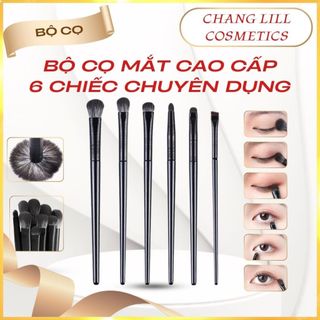 Bộ 6 Cọ Trang Điểm Mắt Chuyên Nghiệp - Cọ Đánh Phấn Mắt Nhỏ Gọn Tiện Lợi Cho Bạn Nữ