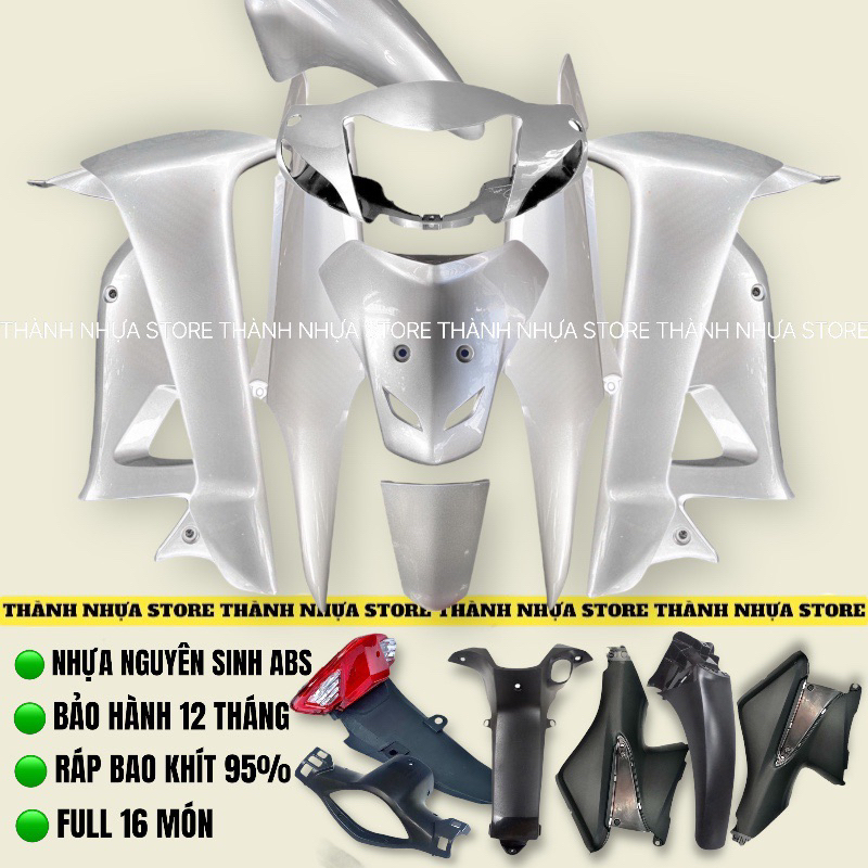 [FULL MÀU] Bộ vỏ nhựa dàn áo Wave A50/A100/S100/Rs đời 2006-2016