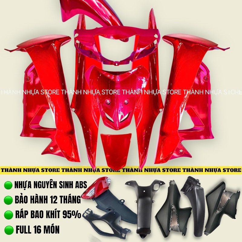 [FULL MÀU] Bộ vỏ nhựa dàn áo Wave A50/A100/S100/Rs đời 2006-2016