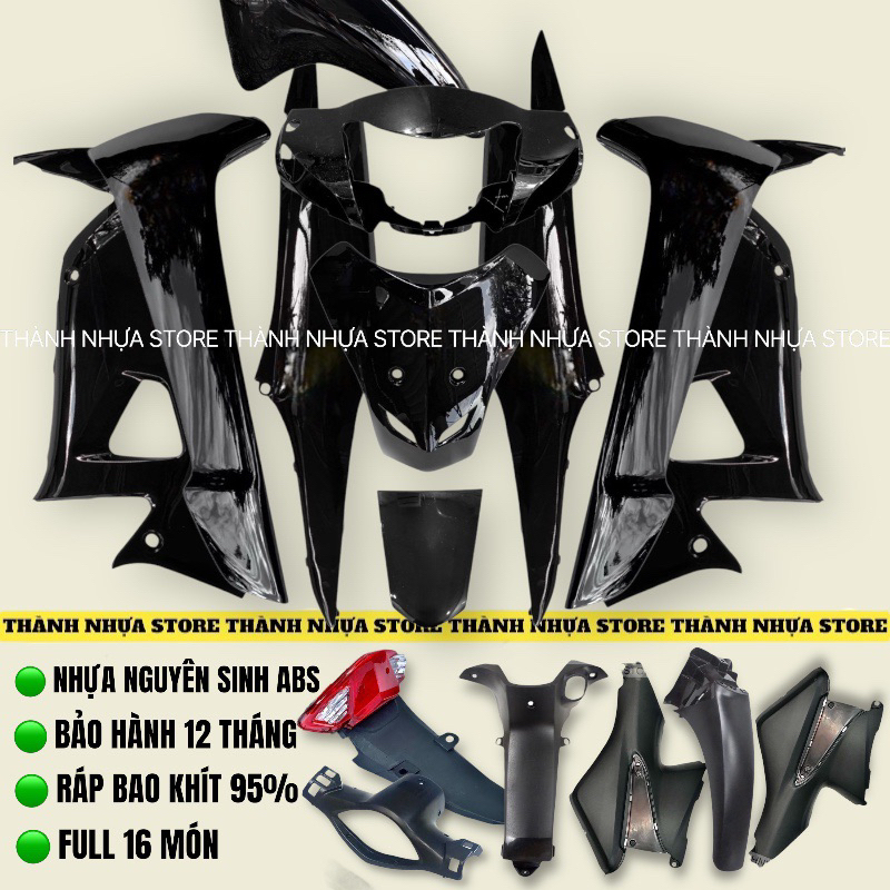 [FULL MÀU] Bộ vỏ nhựa dàn áo Wave A50/A100/S100/Rs đời 2006-2016