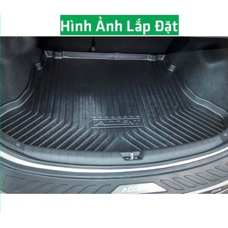 Lót cốp nhựa dẻo xe Huyndai Accent 2018-2025 hàng cao cấp