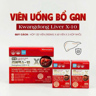[Hàng Mới Về ] Bổ gan Kwangdong Hàn Quốc, Hộp 120 Viên Cho Lá Gan Khoẻ Mạnh