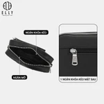 [TẶNG DÂY LƯNG 699K 8/8] Túi clutch nam da thật ELLY HOMME ECM23 túi cầm tay đeo chéo cao cấp thời trang — ảnh 4