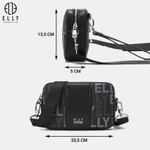 [TẶNG DÂY LƯNG 699K 8/8] Túi clutch nam da thật ELLY HOMME ECM23 túi cầm tay đeo chéo cao cấp thời trang — ảnh 2