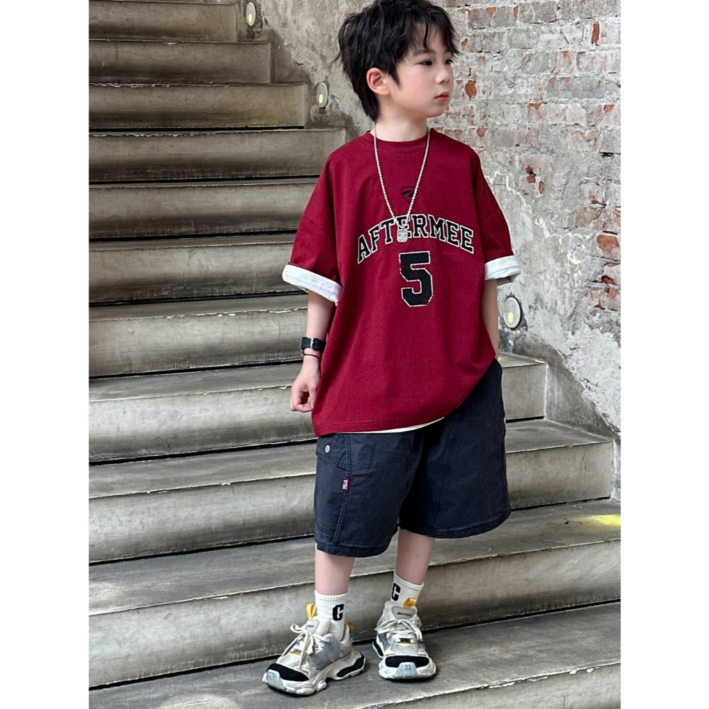 (Hàng QCCC) Áo phông QC SỐ 5( KHÔNG KÈM ÁO TRẮNG) chất vải cotton dày dặn đứng form thoáng mát size 16-40kg