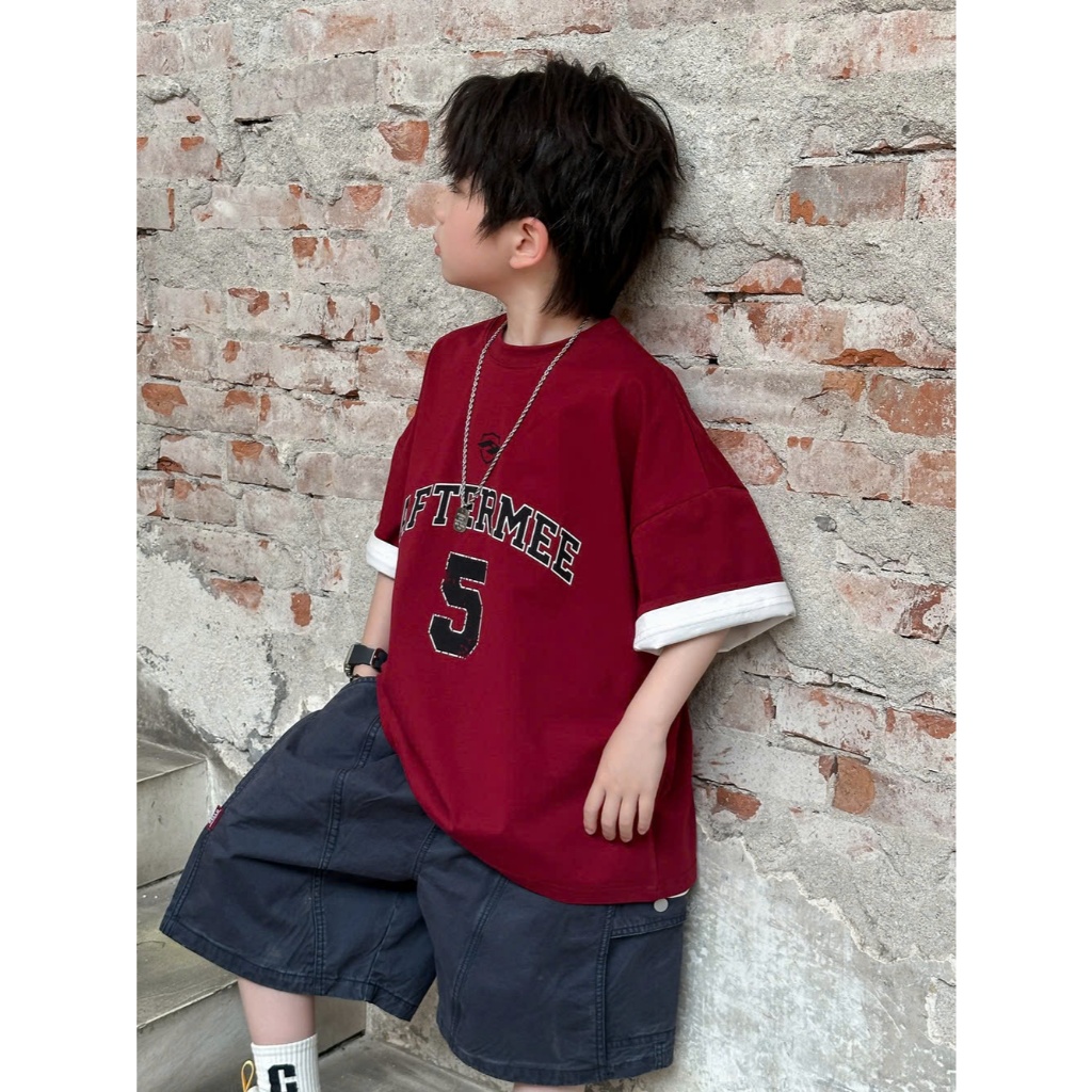 (Hàng QCCC) Áo phông QC SỐ 5( KHÔNG KÈM ÁO TRẮNG) chất vải cotton dày dặn đứng form thoáng mát size 16-40kg