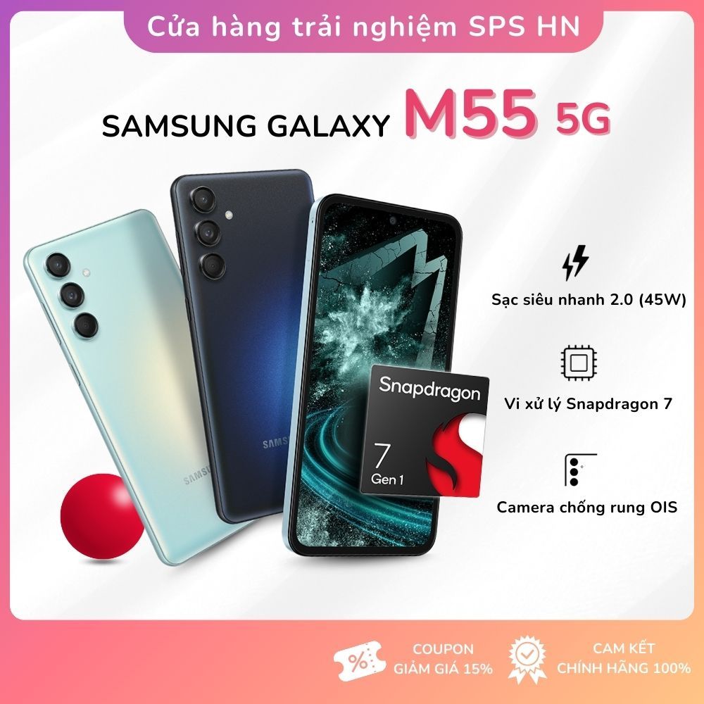 Điện Thoại Samsung Galaxy M55 5G Ram 8Gb - Hàng Mới Nguyên Seal Chính ...