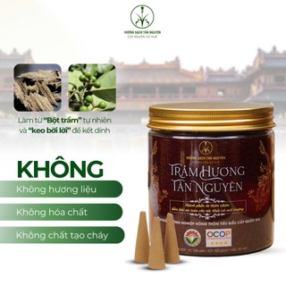 [OCOP 4 SAO - TẶNG 5 NỤ CAO CẤP] Hộp nụ trầm hương Tân Nguyên 100 viên, thanh lọc không khí, thơm dịu, xông nhà, khử ẩm