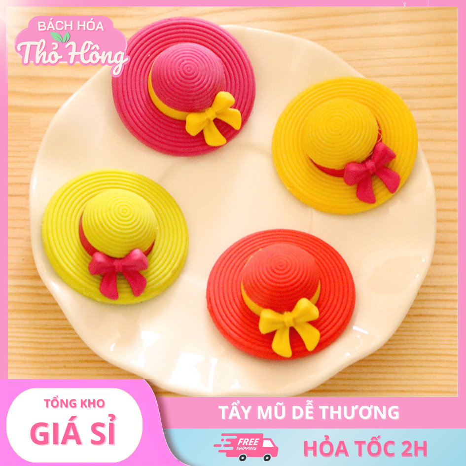 3 Tẩy Chì Mũ Nơ Xinh