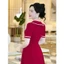 Đầm Nữ COTTON Lạnh Mới Kết Bông NHỎ Viền Màu Sang Chảnh Thanh Lịch