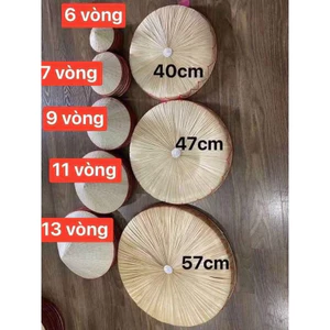 Nón quai thao 38cm Nón Lá Trang Trí Đủ Size Trang Trí Mầm Non,Quán Cà Phê, Nhà Cửa, Cho Trẻ Múa Nón