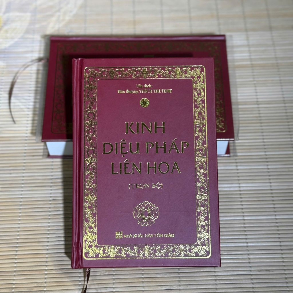 Ảnh Sách - Kinh Diệu Pháp Liên Hoa, Bản Mini, Bìa Cứng - Tuệ Nga 4