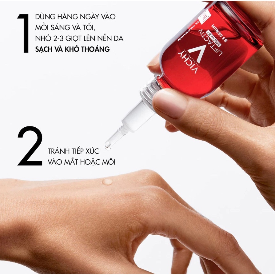 [Hàng Chính Hãng][Tặng Mặt Nạ] Tinh Chất Vichy Liftactiv B3 Serum Dark Spots & Wrinkles làm mờ vết thâm và nếp nhăn 30ml