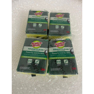 Miếng cước cọ rửa siêu sạch có mút Scotch-Brite 3M - Rửa chén siêu nhanh, made in Thái Lan, Lấy sạch vết bẩn cứng đầu.