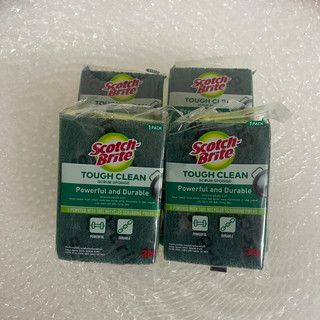 Miếng cước cọ rửa siêu sạch có mút Scotch-Brite 3M - Rửa chén siêu nhanh, made in Thái Lan, Lấy sạch vết bẩn cứng đầu.