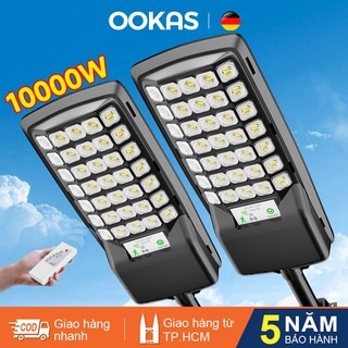 【Siêu sáng】OOKAS Đèn Năng Lượng Mặt Trời 10000W Đèn led năng lượng mặt trời cảm biến