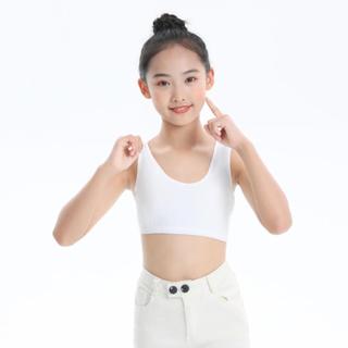 Set 3 Áo Lót Lá Hai Lớp Cho Bé Gái Mới Lớn (Size 20-50kg), Áo Lá Học Sinh Cotton King Shop B-508
