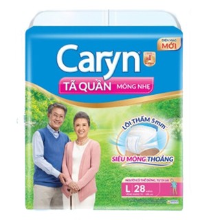 Bỉm Người Già - Tã Dán/ Tã Quần/ Tấm Đệm Lót Caryn Đủ Size 10/20/40 miếng