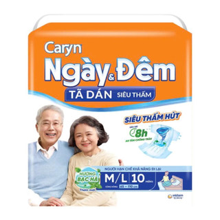 Bỉm Người Già - Tã Dán/ Tã Quần/ Tấm Đệm Lót Caryn Đủ Size 10/20/40 miếng