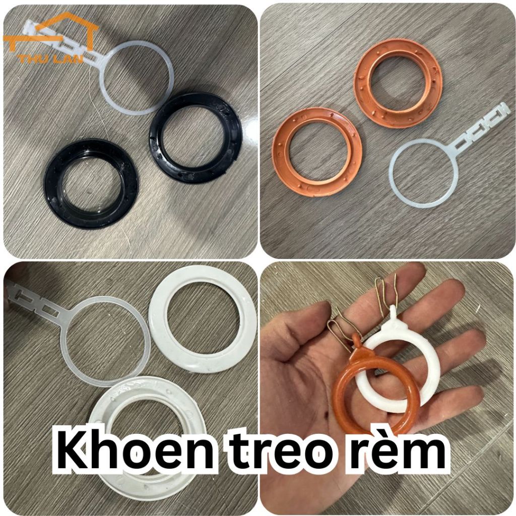 Khoen treo rèm, khoen ore, khoen rido, khoen xếp ly. | Shopee Việt Nam