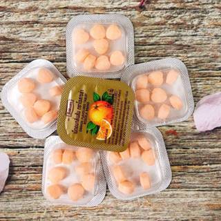 Kẹo Cam Vitamin C Thái Lan Trái Tim Tuổi Thơ Chua Ngọt 1 Túi 24 Hộp