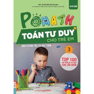 Sách -  Pomath 3 – Toán tư duy cho trẻ em từ 4 – 6 tuổi - TKBooks