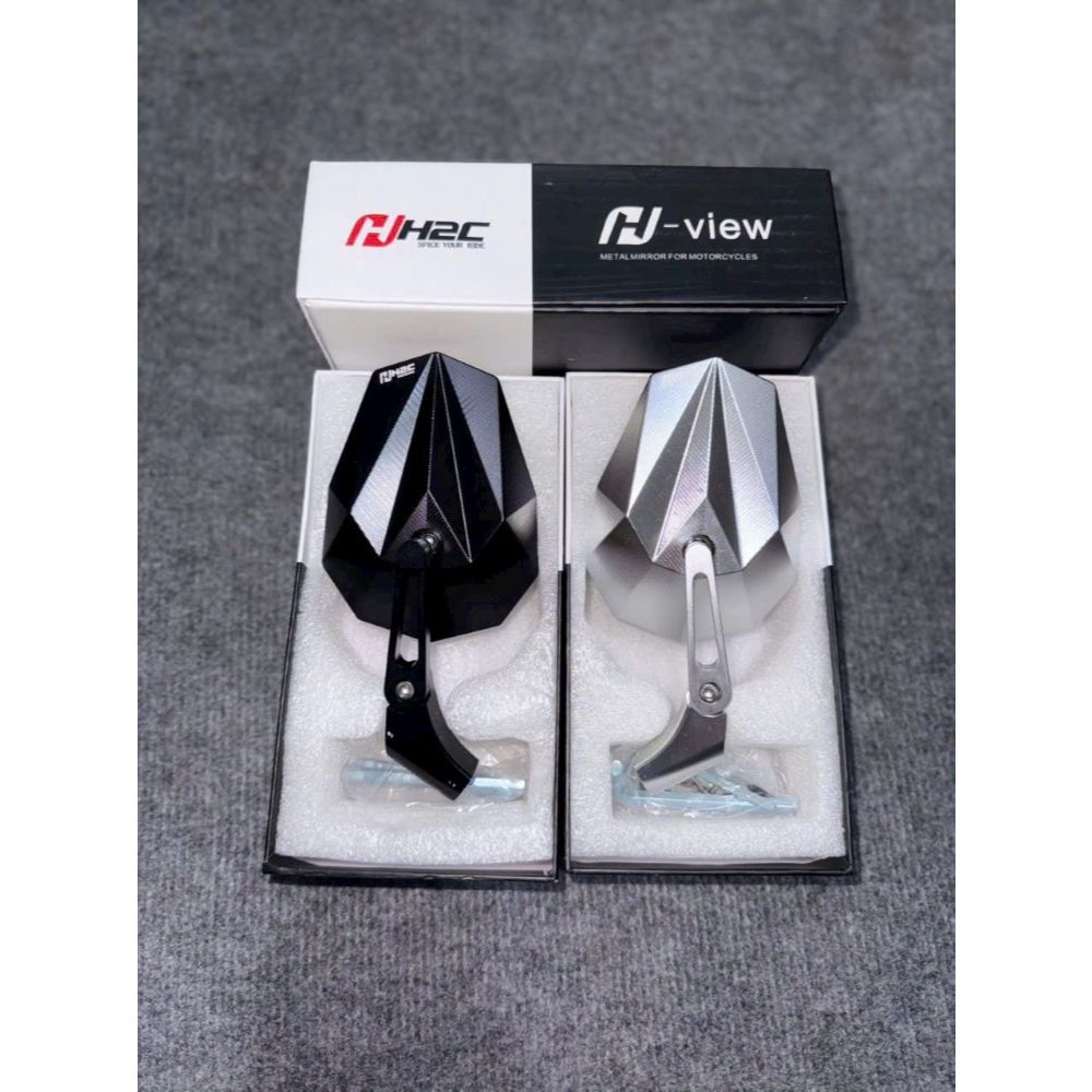 Kính Chiếu Hậu H2C V2 và V5 gắn được nhiều xe máy Sirius Exciter Winner SH Airblade Wave Dream....