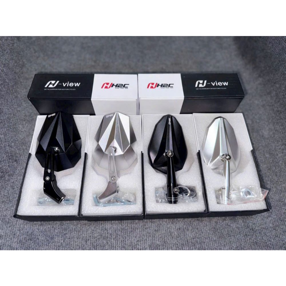Kính Chiếu Hậu H2C V2 và V5 gắn được nhiều xe máy Sirius Exciter Winner SH Airblade Wave Dream....
