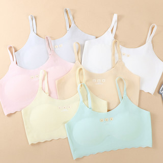 Set 2 Áo Lá Cho Bé Gái Tuổi Dậy Thì (Size 35-55kg) Chất Su Lụa, Áo Lót Lá Học Sinh King Shop B--7122