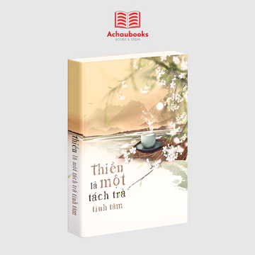 Sách Thiền là một tách trà tĩnh tâm Sách thiền chữa lành Bìa mềm tay gấp 360 trang Á Châu Books