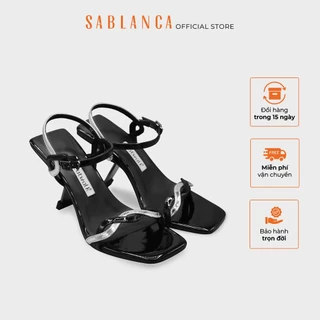 Giày sandals cao gót Metallic Catwalk