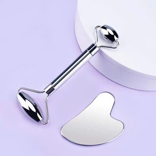 Bộ Guasha Thép Không Gỉ Cao Cấp Giúp Nâng Cơ Mặt Chống Lão Hóa Săn Chắc Da - Guasha Thép Loại 1 Massage Thon Gọn Mặt