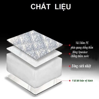 Tấm bạt che nắng kính lái ô tô, miếng che chắn thiết bị chống nắng 4 lớp bảo vệ kính lái nội thất xe hơi, ô tô