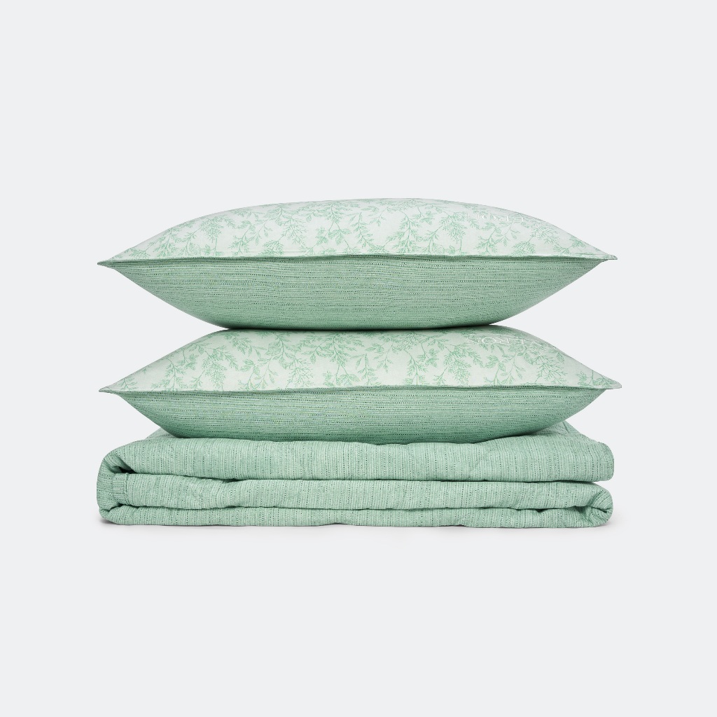 Ảnh Bộ chăn ga cao cấp EVERON hiện đại sang trọng (Bộ ga chun chần: 1 Ga chun chần+2 vỏ gối nằm - BST2025 Ever-on) 2