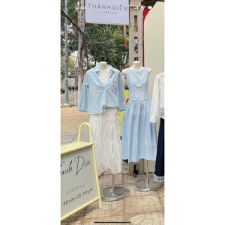 Chân váy ren thêu hoa mẫu hot xinh xỉu