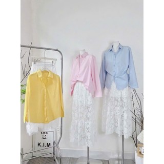 Chân váy ren thêu hoa mẫu hot xinh xỉu
