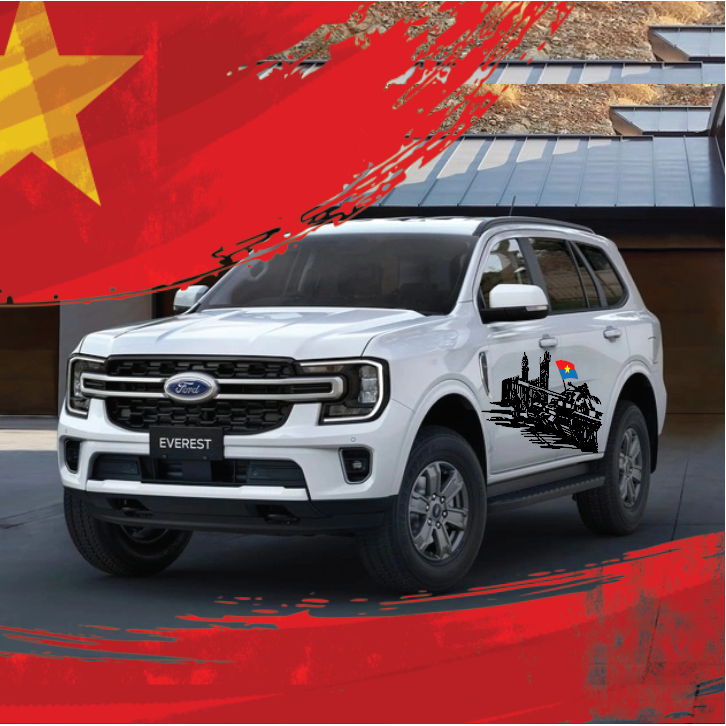 Tem Dán Xe Xe Tăng Trend 30 Tháng 4 ( SL: 1 Đôi) | Shopee Việt Nam
