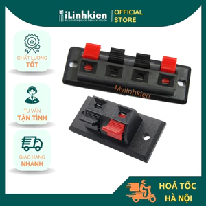 Đầu Nối Dây Loa, Trạm Kẹp Loa, Jack Kẹp Dây Loa 2P 4P