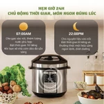Nồi Áp Suất Điện Đa Năng OLIVO PC60 - Nồi Hầm Dung Tích 6L - Hầm, Kho Thịt, Chiên Rán, Nấu Lẩu - 16 Chế Độ — ảnh 5