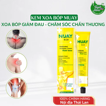 Gel xoa bóp giảm đau Muay Thái Lan 100g, Kem xoa bóp Muay Thái cho người vận động mạnh, chăm sóc chấn thương